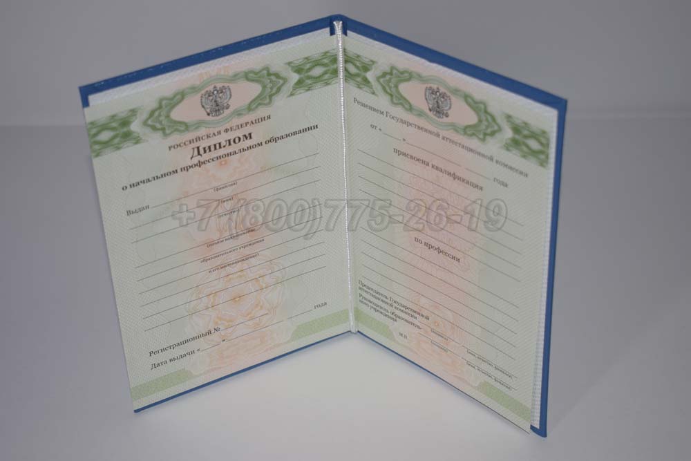 Диплом ПТУ Гознак 2011-2025 год выпуска г.Кемерово