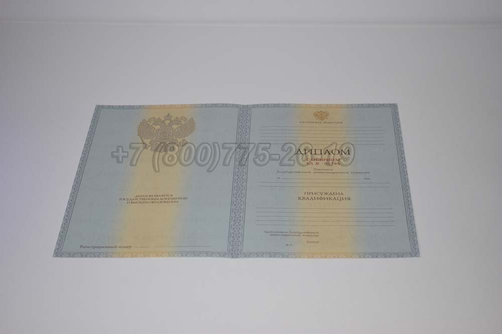 Бланк красного диплома о высшем образовании 2011-2013 год выпуска г.Кемерово