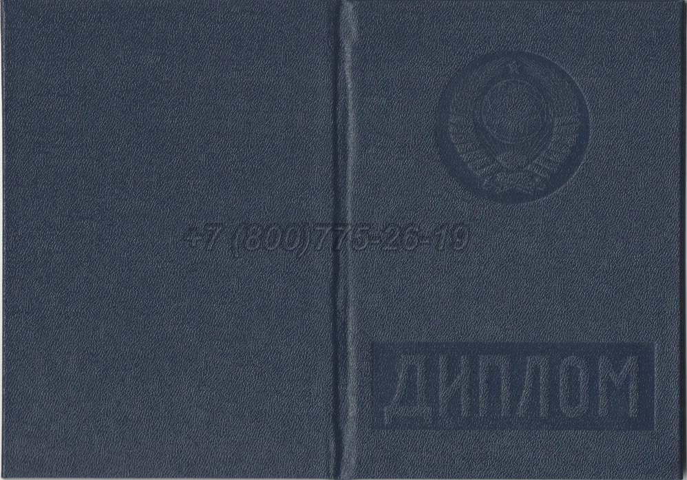 Диплом вуза Грузинской ССР Гознак 1975-1991 год выпуска г.Кемерово
