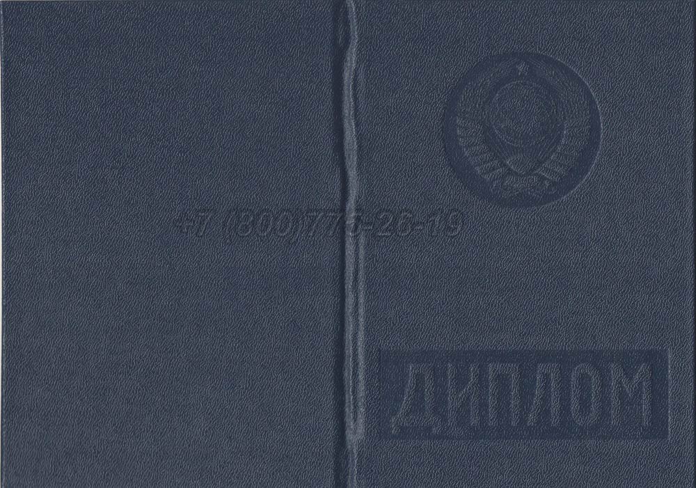 Диплом вуза Таджикской ССР Гознак 1975-1991 год выпуска г.Кемерово