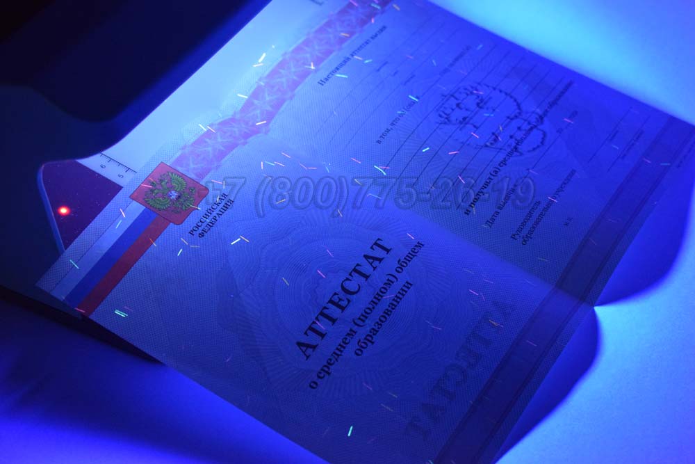 Бланк аттестата за 11 класс Гознак 2010-2013 год выпуска г.Кемерово