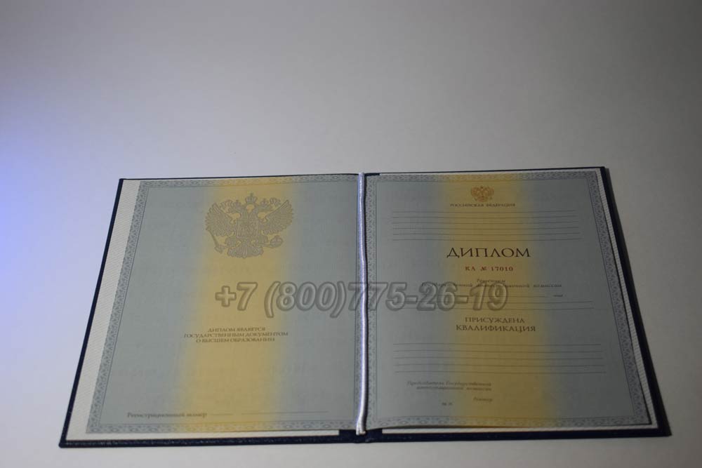 Диплом о высшем образовании Гознак 2011-2013 год выпуска г.Кемерово