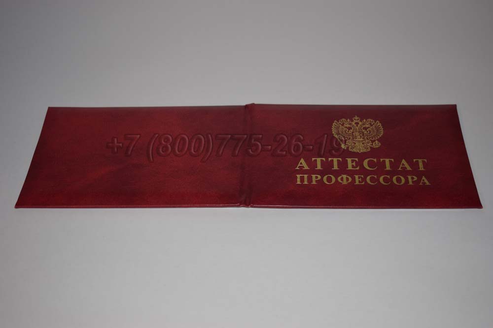 Атестат профессора Гознак 2015-2025 год выпуска г.Кемерово